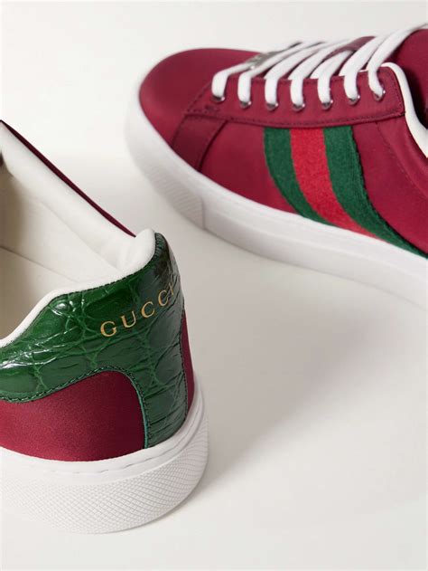 gucci aces croc